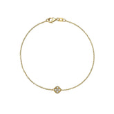 18 Karat - 750 Gelbgold Armband mit Diamanten - BL0000674